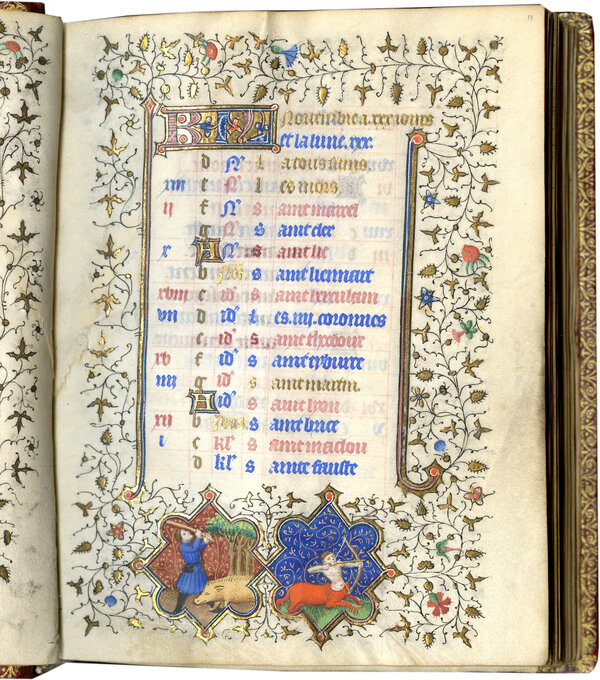 Time, Daylight, and the End-of-Year Calendar : Medieval Text Manuscripts