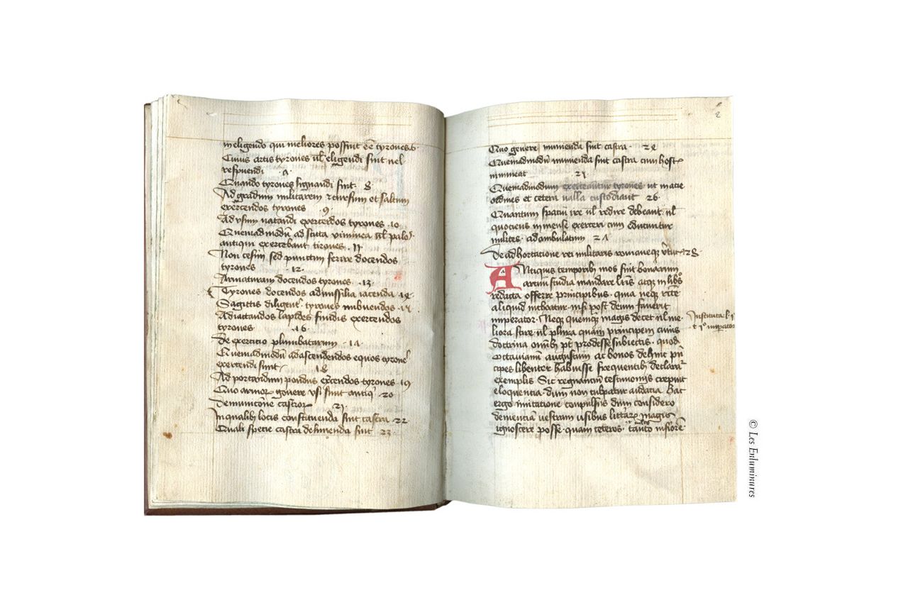 Vegetius Medieval Manuscripts Epitoma : Medieval Text Manuscripts